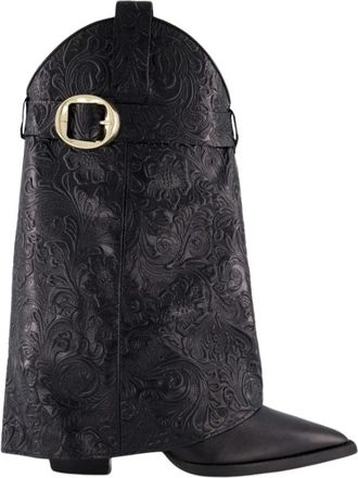 Toral Shoes Dames Folk Stijl Schoenen - Dames - Cowboylaarzen - Zwart - 40 EU - Schoenen