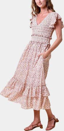 Cleobella Narmeen Midi Dress In Pink