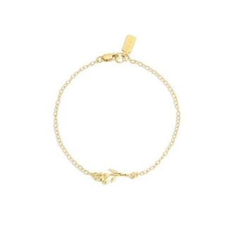 Set & Stones Elsie Birth Flower Bracelet in Gold /February at Nordstrom