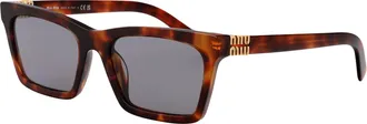Miu Miu Womens Sunglasses 0mu A05s Havana Mahogany Acetate