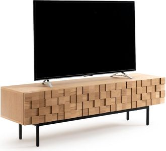 La Redoute Interieurs TV-meubel fineer eik 3 deuren, Madria