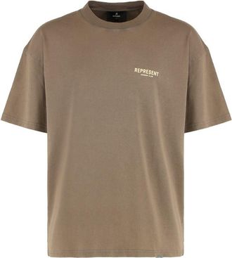 Represent Crew Neck T-Shirt In Cotton