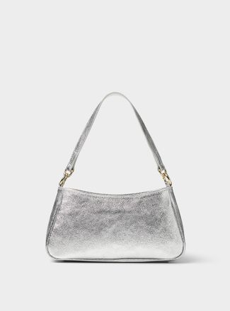 Simons Womens Gold-hardware leather evening bag Exclusive collection from Italy