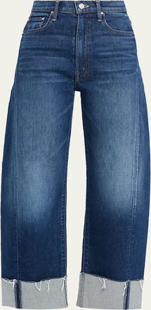 Mother The Half-Pipe Ankle Cuff Fray Jeans