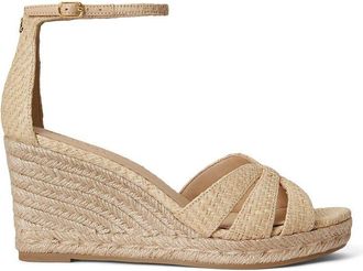 Ralph Lauren Espadrilles met sleehak Nellie