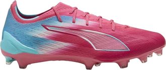 Puma Heren 5 Ultimate leren voetbalschoenen voor harde ondergrond (Blauw/Wit)