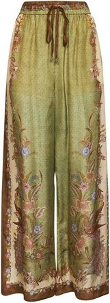 Zimmermann Donna, Pantaloni, Verde, S, new