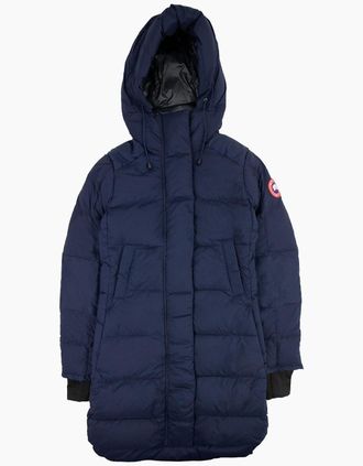 Canada Goose Womens Canada Goose Ladies Alliston Puffa Coat Atlantic Navy - Size: 10/8