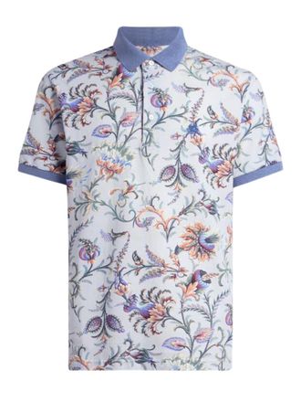 Etro Multicolour Floral Polos