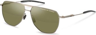 Porsche Design P86005 Polarized D467 Mens Sunglasses Grey Size 61