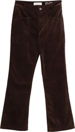 Marc O'Polo Kiruna flared broek - Bruin