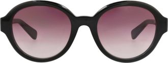 Chlo&eacute; Round-Frame Recycled Acetate Sunglasses