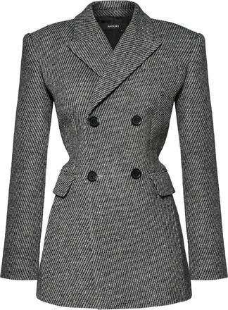 Anouki Blazer met dubbele rij knopen - Grijs