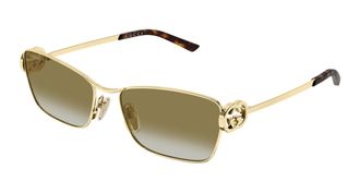 Gucci Brown Cat Eye Ladies Sunglasses GG2045S 003 58