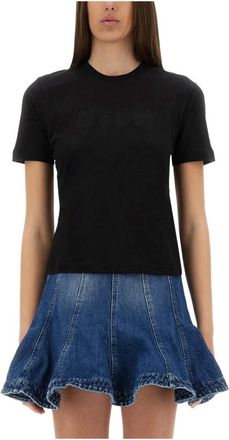 Msgm T-shirt slim fit - - Tops - Donna - Nero - L