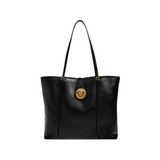 Versace Medusa Leather Tote Bag