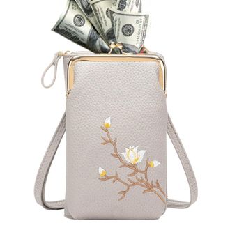 Generic Leather Shoulder Bag, Travel Bag with Strap, Women Clutch Tote, Compact Travel Pouch for Phone Passport, Wallet Holder for Everyday Carry, Sturdy Acce