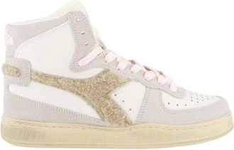 Diadora Basket Chalet Wit/Teddy Sneakers - Dames - Sneakers - Wit - 38 EU - Schoenen