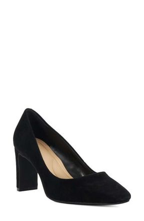 Dune London Arriving Block Heel Pump in Black at Nordstrom, Size 11Us