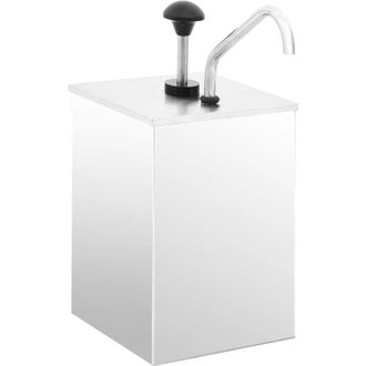 vidaXL vidaXL Distributore di Salsa in Acciaio Inossidabile 3,5 L