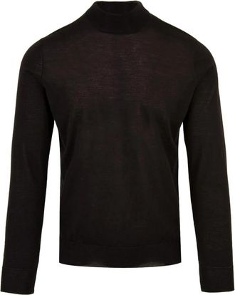 FILIPPO DE LAURENTIIS Turtleneck Trui - Heren - Coltruien - Zwart - M - Wol - Truien & Vesten