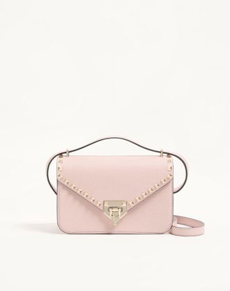 Valentino Garavani Valentino Garavani Rockstud Small Shoulder Bag in Grainy Calfskin Wo