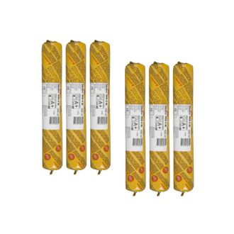 Sika Sika - Juego De 6 Recambios Para La Masilla Autonivelante Flex Pro 3 Sl - Gris Hormig&oacute;n - 600ml