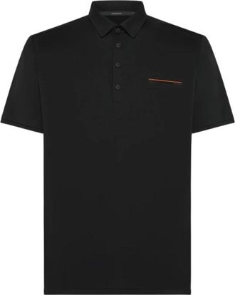 Roberto Ricci Design Zwarte Oxford Zak Polo Shirt - Heren - Polos - Zwart - S - Tops