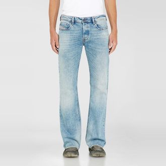 Diesel Bootcut Jeans Low Waist 2007 Zatiny, Light blue, Button fly