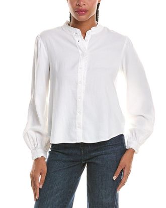 Bella Dahl Ruffle Placket Blouse