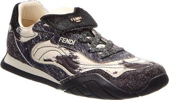 Fendi Fendi Wave Pulse Tech Fabric & Suede Sneaker