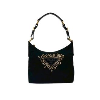Prada Pre-owned Shoulder Bags, female, Black, Size: ONE SIZE Pre-owned Vintage Shoulder Bag
