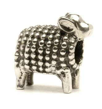 Trollbeads Womens Lamb Beads In Silver