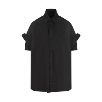 Balenciaga Dames, Blouses & Shirts, Zwart, Maat: XS