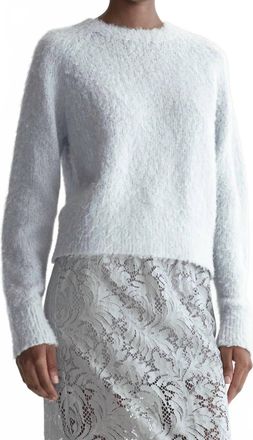 A.L.C. Frankie Brushed Alpaca Sweater In Slate Blue