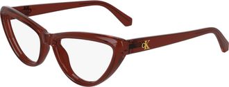 Calvin Klein Demo Cat Eye Ladies Eyeglasses CKJ24630 618 54