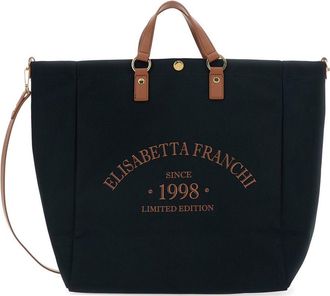 Elisabetta Franchi Baumwoll-Einkaufstasche
