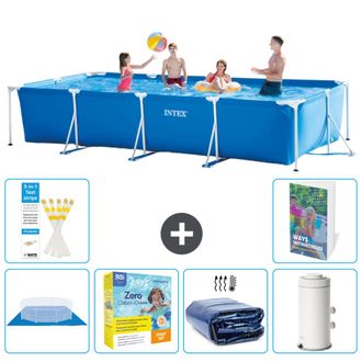 Intex Piscina Con Estructura Rectangular - 450x220x84 Cm - 7-piezas S71