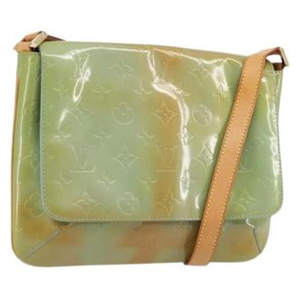 Louis Vuitton Pre-owned Cross Body Bags, female, Green, Size: ONE SIZE Pre-owned Vintage Patent Shoulder Bag