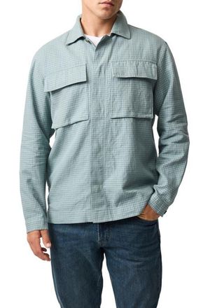 Rodd & Gunn Hills Creek Linen & Cotton Shirt Jacket in Ceylon at Nordstrom, Size Xxx-Large