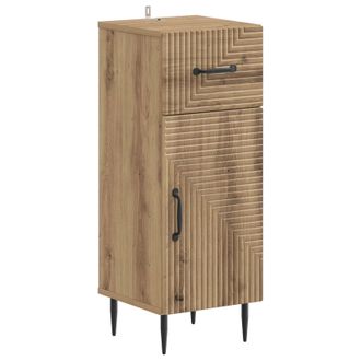 vidaXL Armario De Almacenamiento Para Ba&ntilde;o Haarlem Roble Artisan Vidaxl