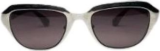 Marni Pre-owned Accessories, female, Gray, Size: ONE SIZE Pre-owned Metal Sunglasses