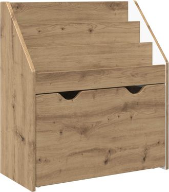vidaXL Estanter&iacute;a Para Ni&ntilde;os Con Caj&oacute;n Roble Artisan 60 X 29,5 X 69 Cm Vidaxl