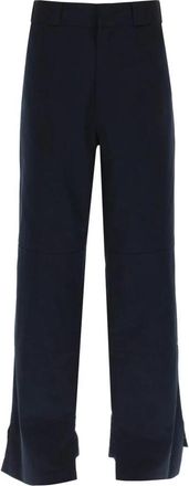 Palm Angels Wide Leg Utility Pants - Heren - Wijde Broeken - Blauw - S - Broeken