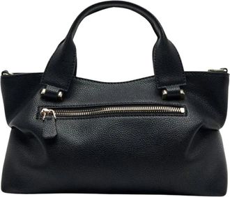 Guess Suzy Mini 3 Comp Satchel - Dames - Handtassen - Zwart - ONE Size - Polyester - Tassen