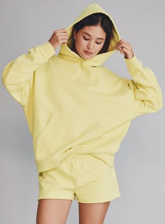 Twik Womens Terry-lined fleece mini short