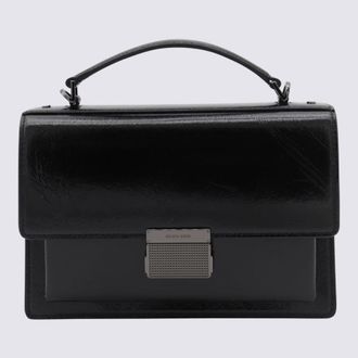 Golden Goose Black Leather Top Handle Bag