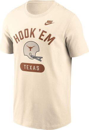 Nike Texas Legacy Arch Helmet Nike Mens College T-Shirt in White | N19915ATXV-FMQ