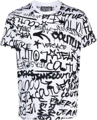 Versace Jeans Couture T-shirt - Heren - T-shirts - Wit - XS - Tops