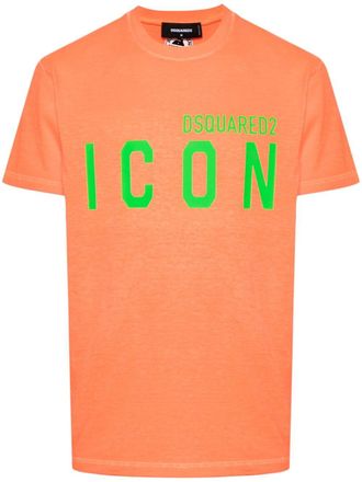 Dsquared2 T-shirt Be Icon - Arancione